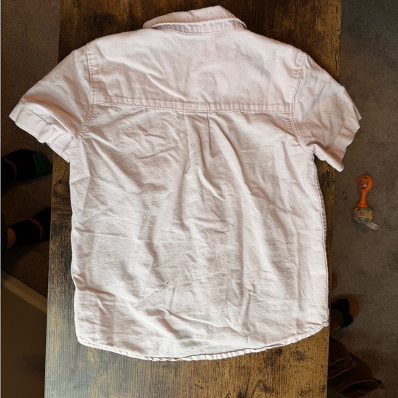 Old Navy Kids Light Pink Casual Button-Down Shirt - Picture 3 of 4